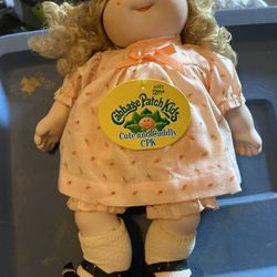 Cabbage patch porcelain doll