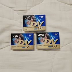 JVC Mini DV Tapes - Lot Of 3