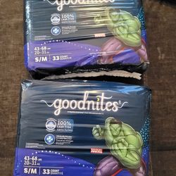 goodnites Nighttime Underwear SMALL