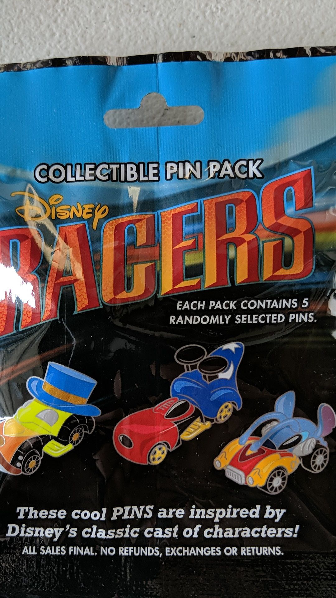 Disney Mickey racers myself pack pins new 10$