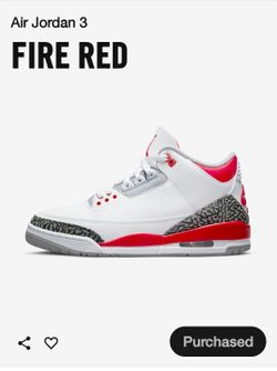 Air Jordan 3 "Fire Red" Sz 11