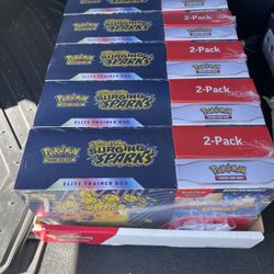 Pokemon Surging Sparks Etb And Booster Box Bundle 