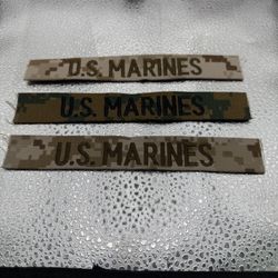 USMC MARINE CORPS DIGITAL PATCH LOT Of 3 NEW 