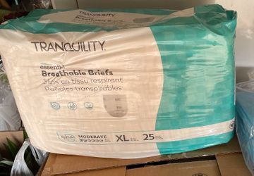 Adult Diapers, Briefs Size Xlarge 