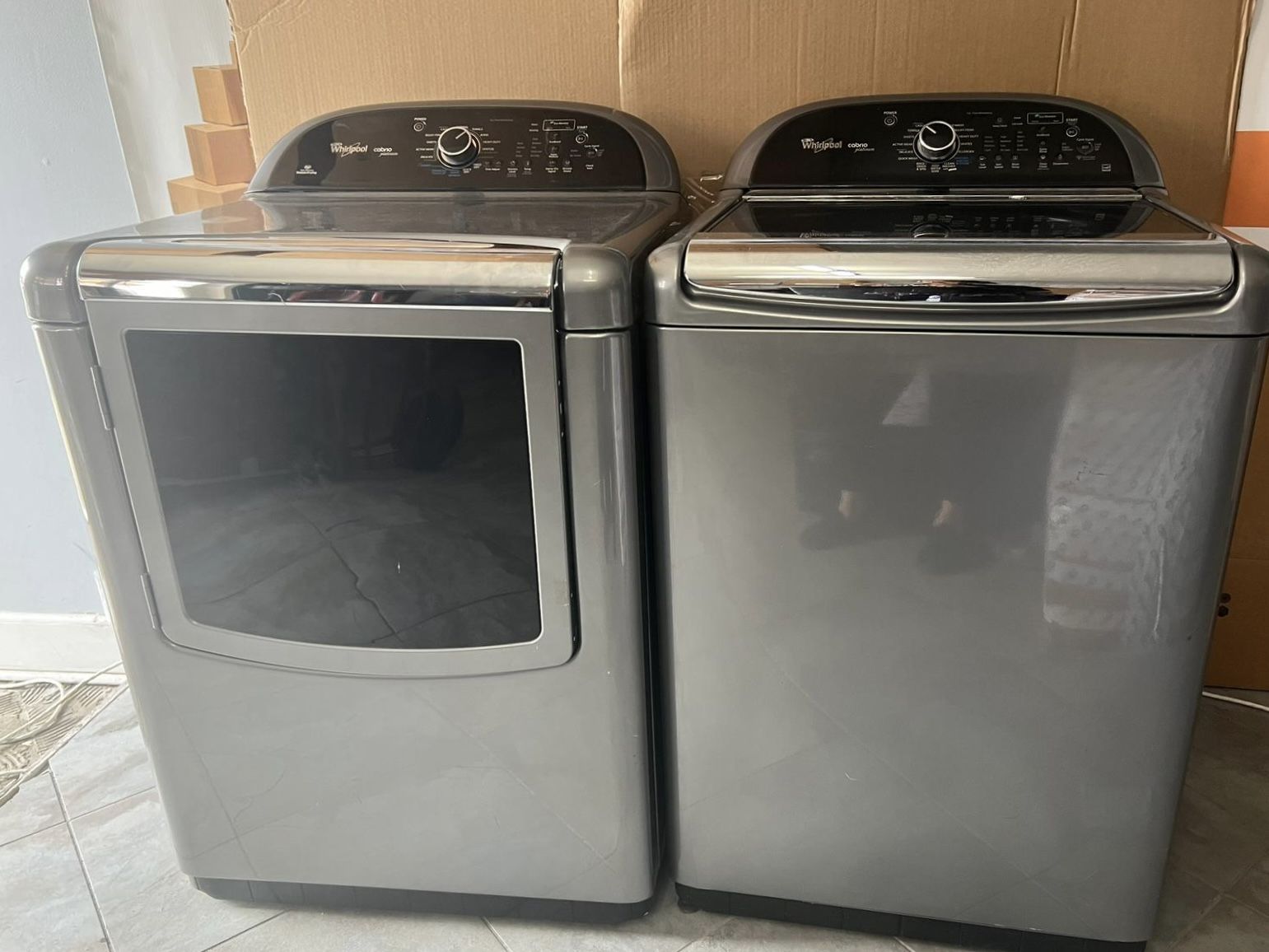 Whirlpool washer and dryer