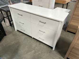 NEW 6 Drawer Chest of Drawers Dresser Nightstand Table Tall Bedroom Natural Oak White Espresso SALE Closet Wardrobe Storage Ashley Style BIG Clearance