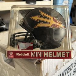 Riddell Arizona State Sun Devils Black Matted Non-Speed Mini-Helmet
