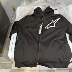 Alpinestars Chrome v2 Sport Hoodie, Reinforced Motorcycle Riding Jacket with CE-Certified Armored