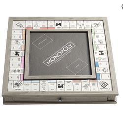 BRAND NEW Wooden Monopoly Board Game - Luxury Edition