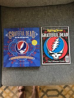 The Grateful Dead Scrapbook: The Long, Strange Trip in Stories, Photos, and Memorabilia Published in 2009 by Chronicle Books plus Rolling Stone Magazi