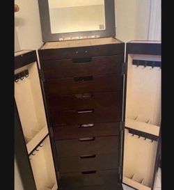 Jewelry armoire used