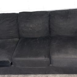 Dark Grey Couch Set