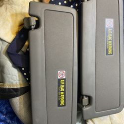 Dark Grey Honda Civic Si 2006-2011 Sunvisors