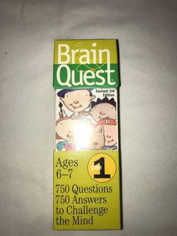 New Never Opened Brain Quest 1 Ages 6-7