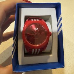 Adidas Kids Watch Bracelet Red New in the Box! Perfect Christmas Gift!