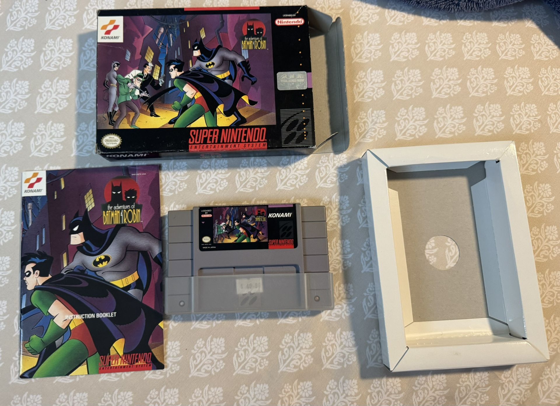 SNES Adventures of Batman And Robin