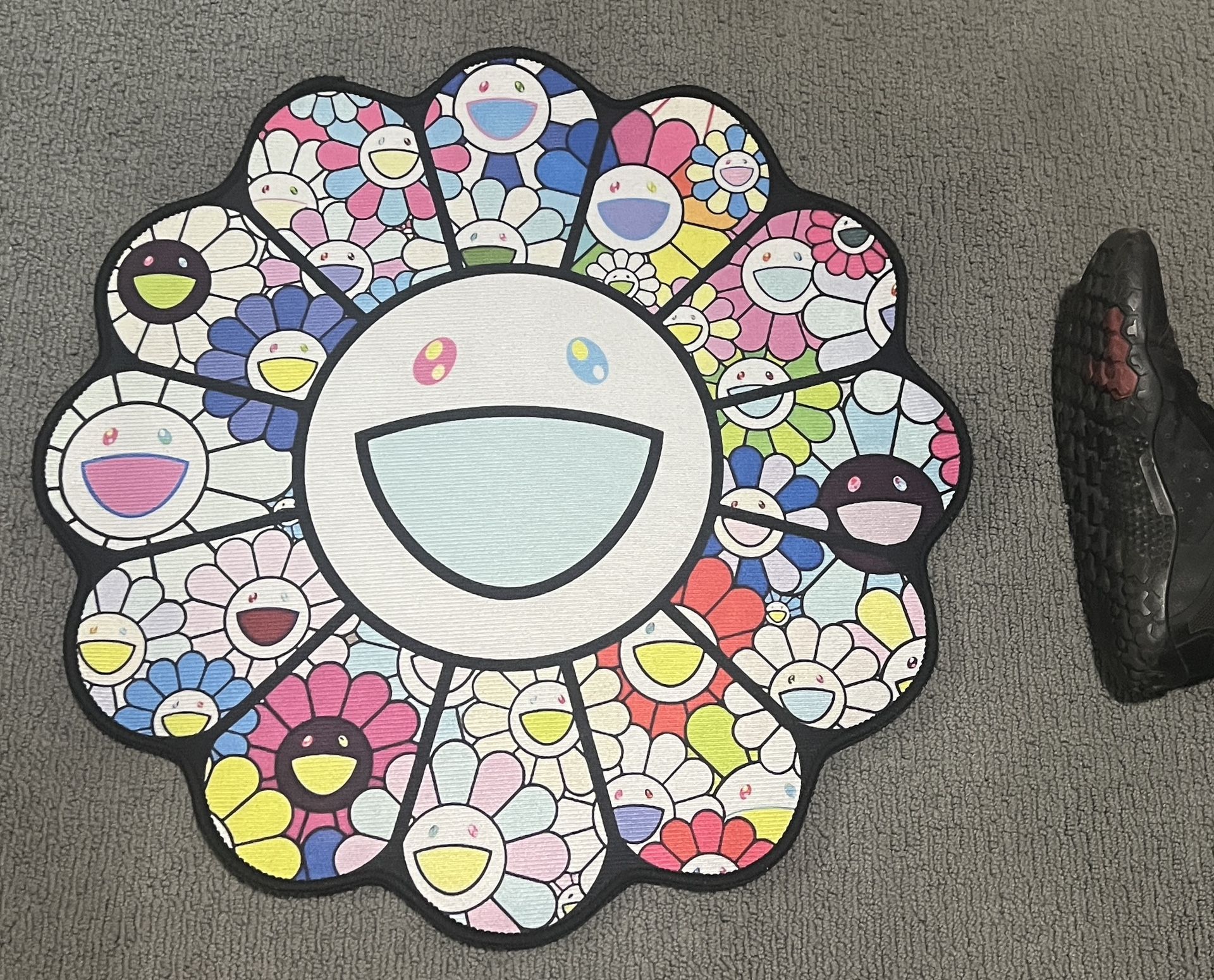 Murakami flower rug