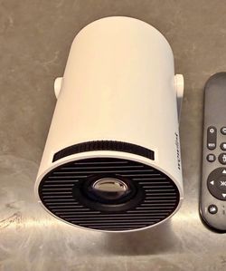 Mini Projector with WiFi and Bluetooth, 4K Support Smart Portable Projector, Small Proyector with 200ANSl & AutoKeystone, 180° Rotation HY300Pro Video
