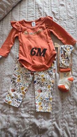 Autum baby girl outfit