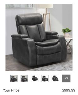 Zayne leather power theater recliner hotsell