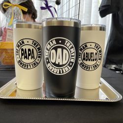 Personalized Fathers Day Travel Mug