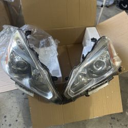 OEM Projector Headlight Pair LH RH For 2013-2015 Nissan Altima Sedan Halogen 