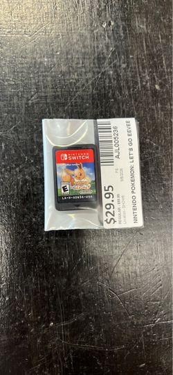 Nintendo Switch Pokémon: Let’s Go Eevee