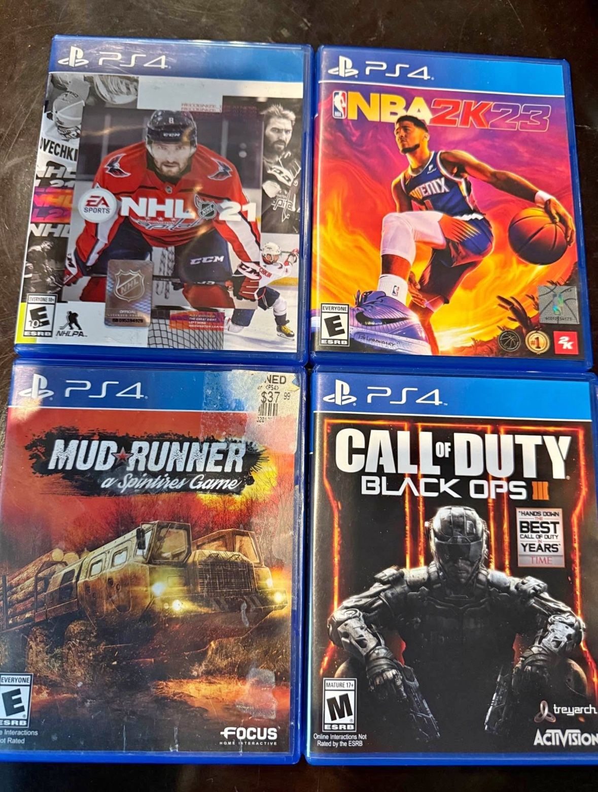 PS4 Games: Set of 4