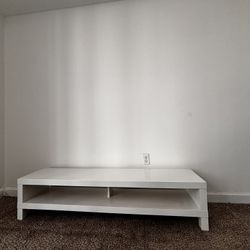 White Floating TV Stand 