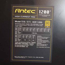 HCP-1200 ANTEC 1200W Antec High Current Pro HCP-1200 PSU Power Supply 80PlusGOLD