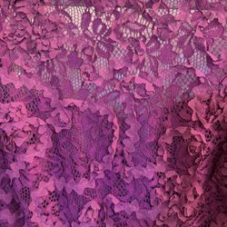 Beautiful Raspberry Colored, Lace Midi Dress From Nordstroms Size 16