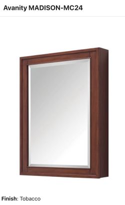 Avanity - Madison Collection 32" x 24" Single Door Framed Medicine Cabinet with Beveled Mirror