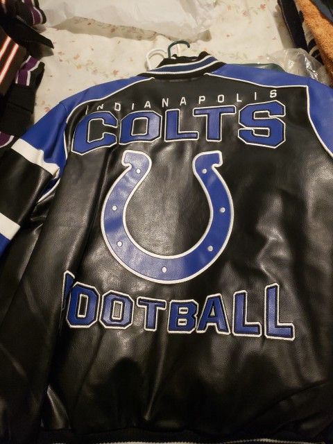 Indianapolis Colts Leatger Jacket
