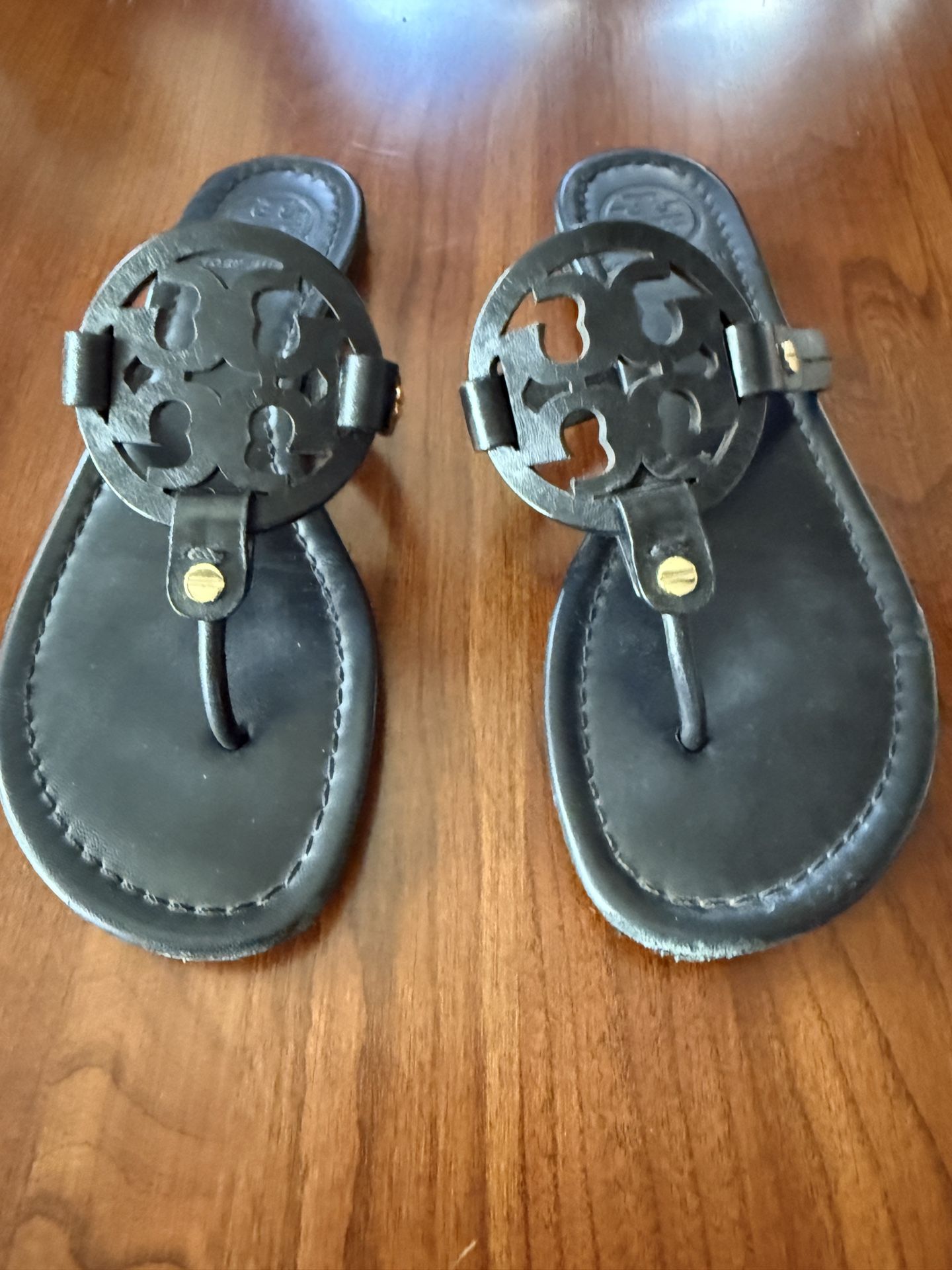 Tory Burch Miller Sandals Size 6 Black