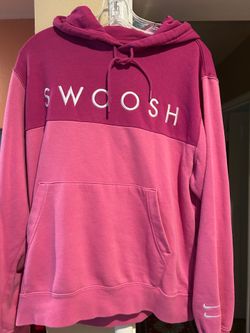 Nike pink pullover hoodie, Sz M