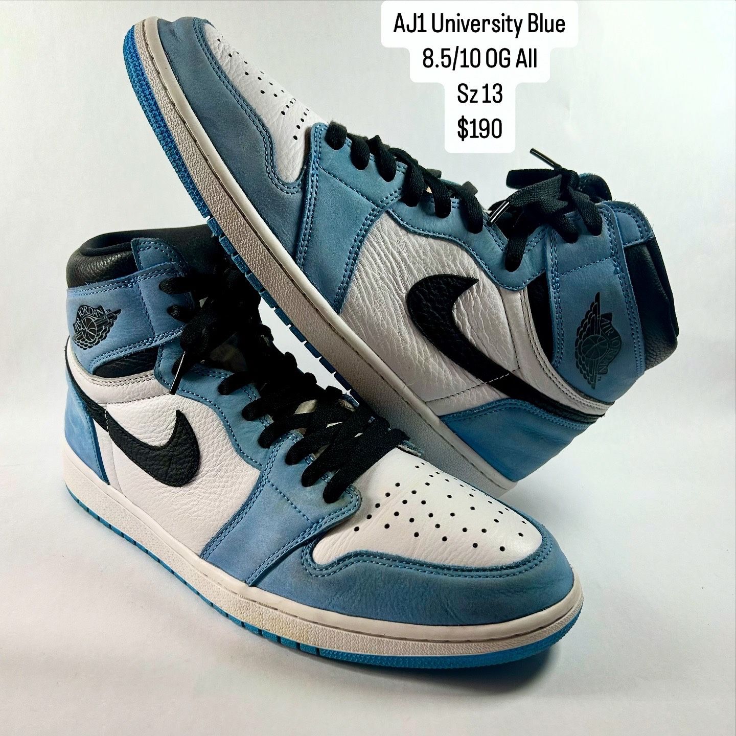 Jordan 1 University Blue Sz 13
