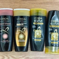 Set Of 4 LOreal Paris Shampoo And Conditioner Total Repair Smooth Intense