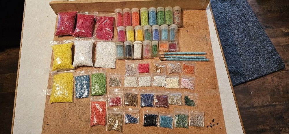 Vintage Seed Beads 1940s 1950s