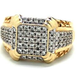 Mens Diamond/10K Fashion Ring