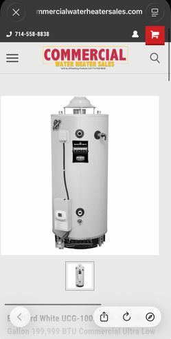 100 Gal water heater