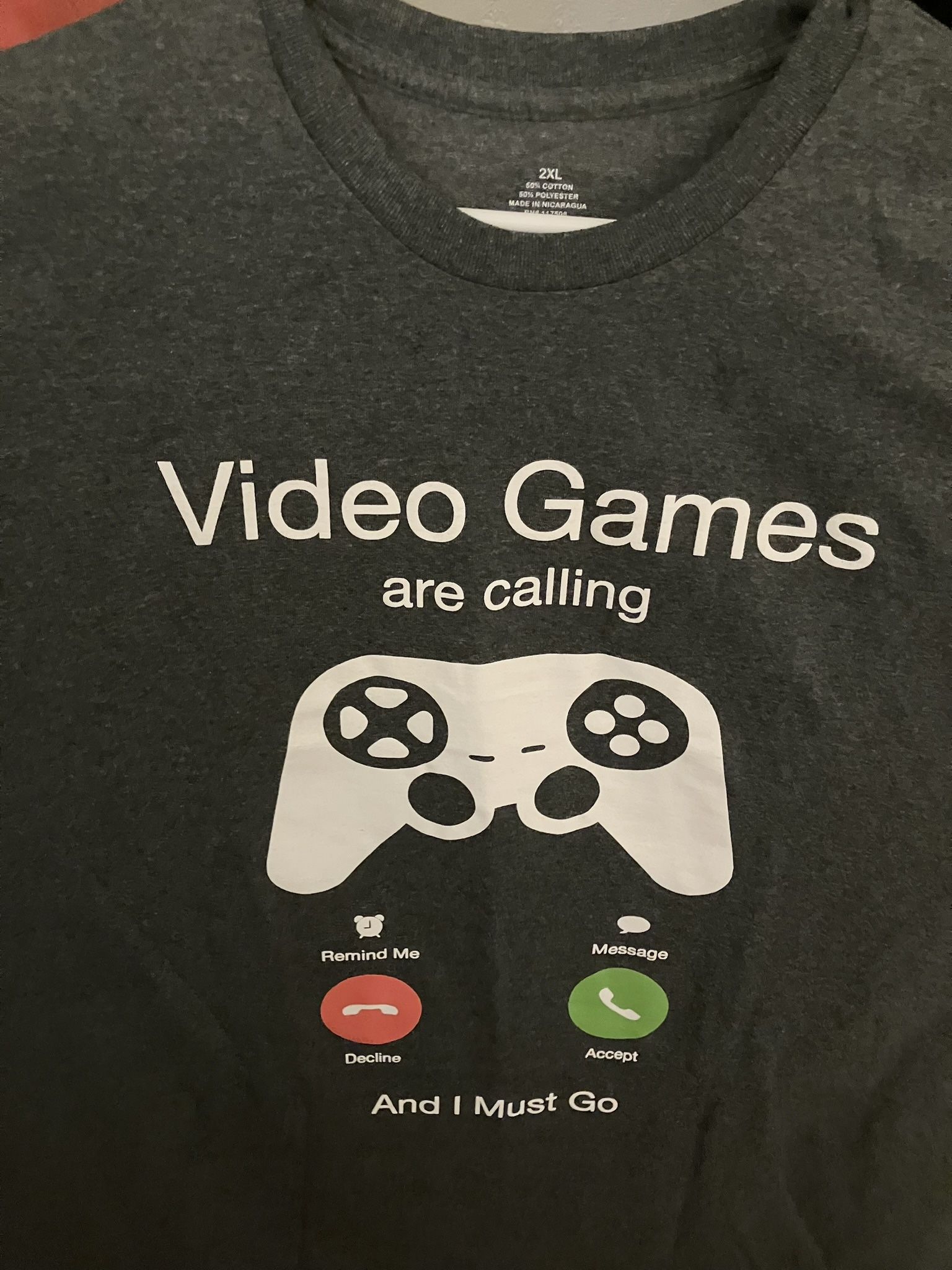 Brand New Video Games Are Calling T-shirts-Sizes 2X and 3X only