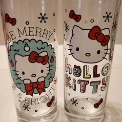 HELLO KITTY Beverage Glasses Set of 2