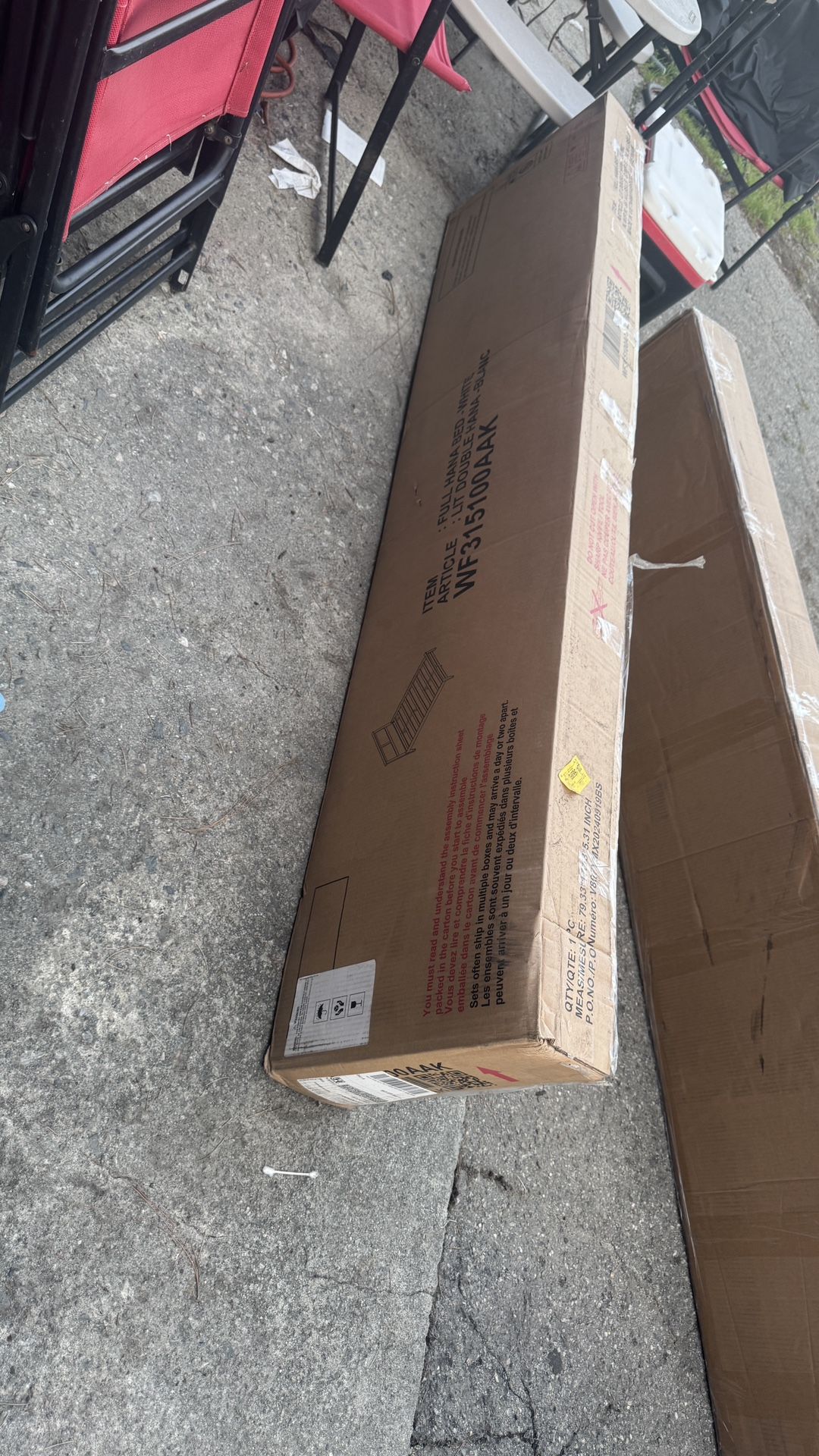 Full Size Platform Bed Frame with Headboard