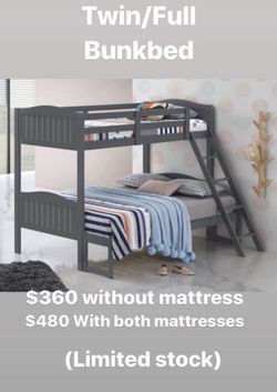 Twin/Full bunk bed