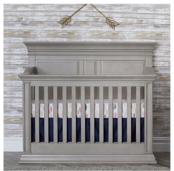 Cache Vienna Collection Crib In Ash Gray Baby Kids In Boynton
