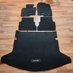 2017 To 2025 Mazda CX-5 OEM Floor Mats And Cargo Mat 