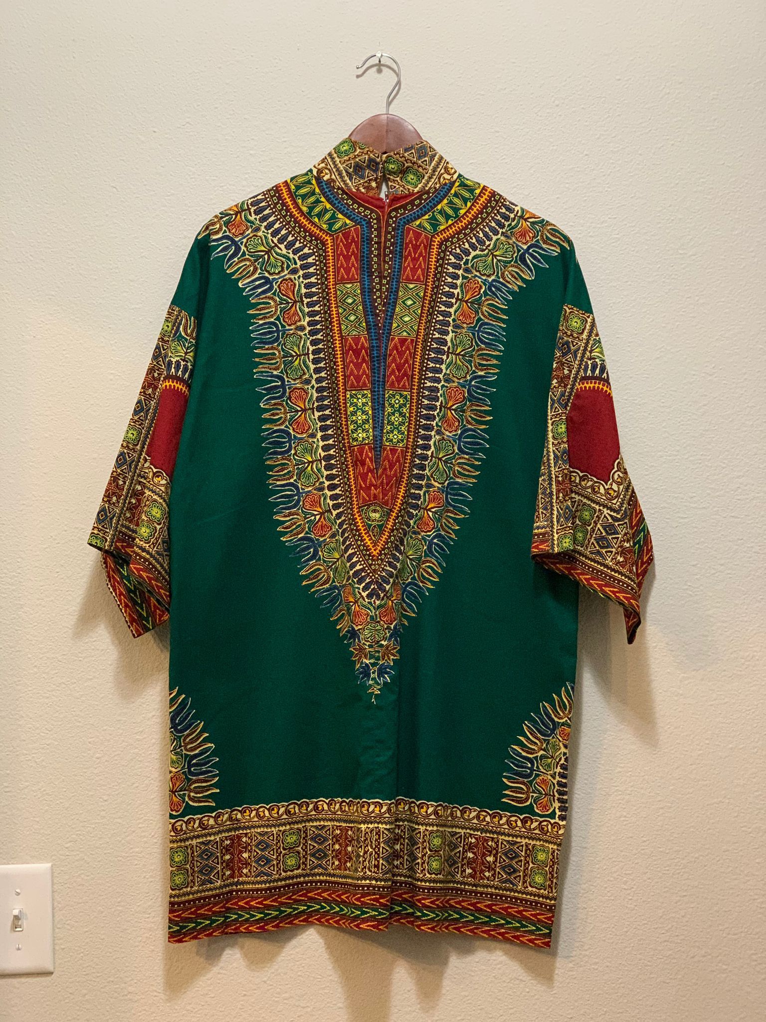 African Men Women Dashiki Cotton T Shirt Blouse Traditional Hippie Unisex Top Tribal Festival Clothing