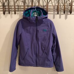 The north face apex elevation jacket, women’s SZ  S//P Indigo color 