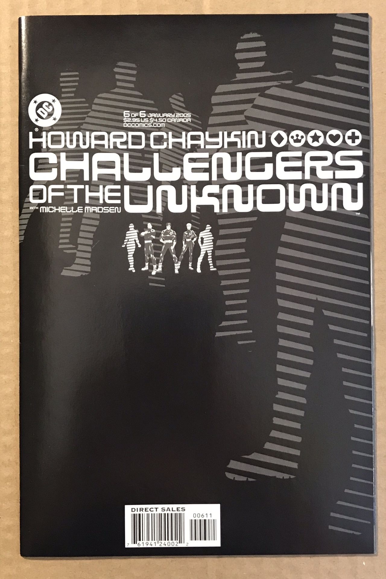 Challengers of the Unknown #1-6 Set Near Mint 9.4 Howard Chakin.