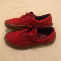 Red Vans Size 7.5 Great Condition👍